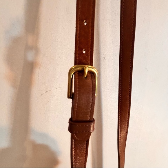 COACH Scooter Bag Long Adjustable Strap Leather Made in Costa Rica Flap - Picture 7 of 14